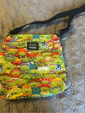 Loungefly Kids Multicolor Pixar Alien Crossbody Bag